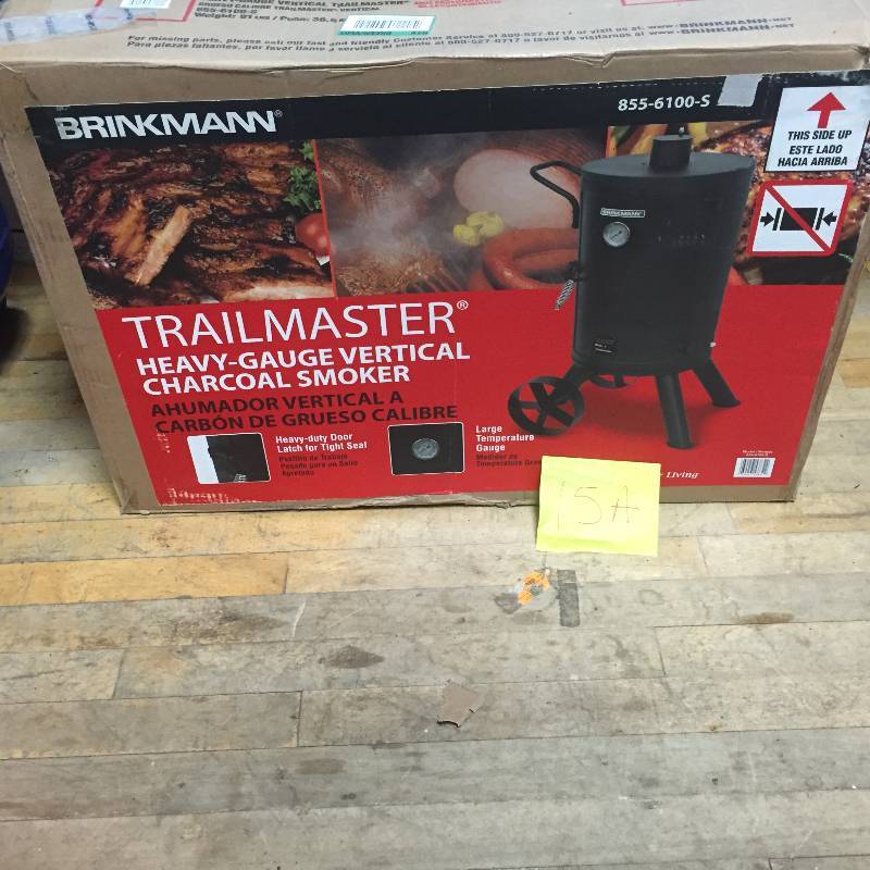 Brinkman Trailmaster Heavy Gauge Vertical Smoker New