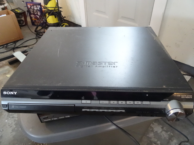 Sony dvd S-master 5-disc changer & amplifier