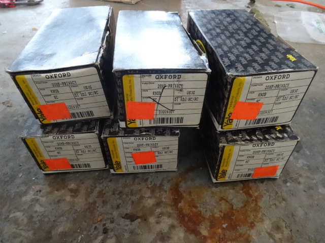 Yale ocford Privacy door knobs new in box
