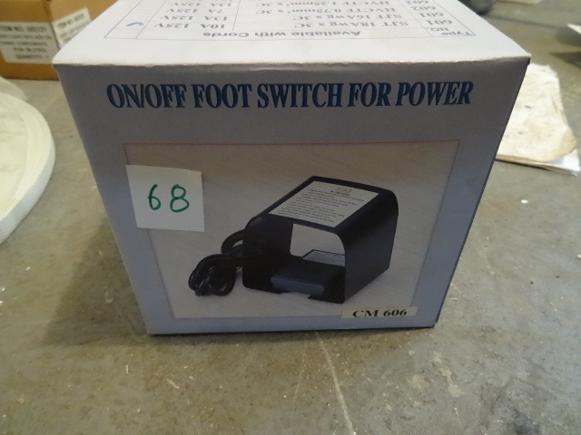 onoff Foot switch for power