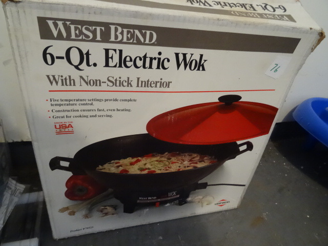 Westbend Electric wok 6 qt