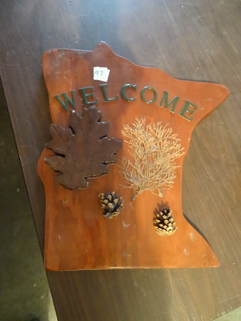 Minnesota Welcome sign for hanging