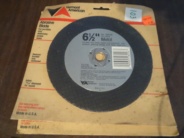 6.25 Metal cutting blade New lot of 2