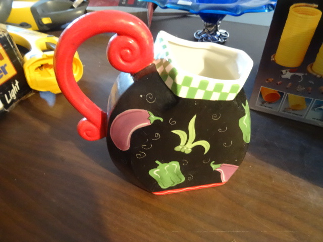 Ceramic pitcher decorative
