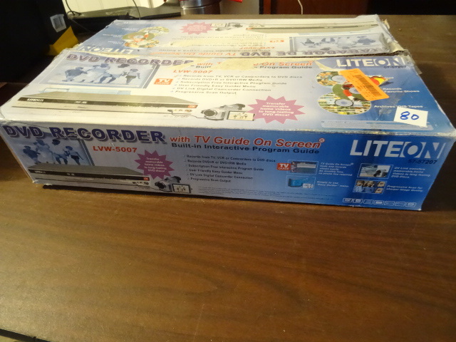 Lite on DVD player and recorder