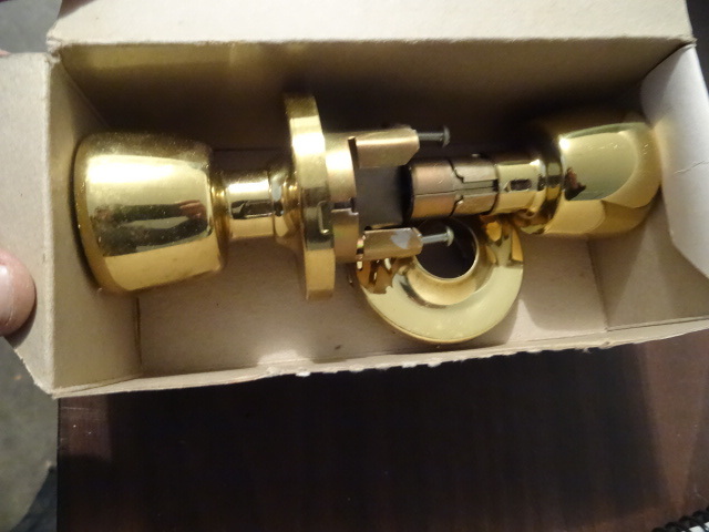 National Lock set - privacy lock - Brass