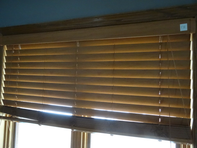 Lot of 3 Wood Blinds - High Quality - 54x48 --46x48----46x48