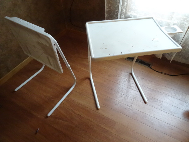Table-Mate lot of two tv tables