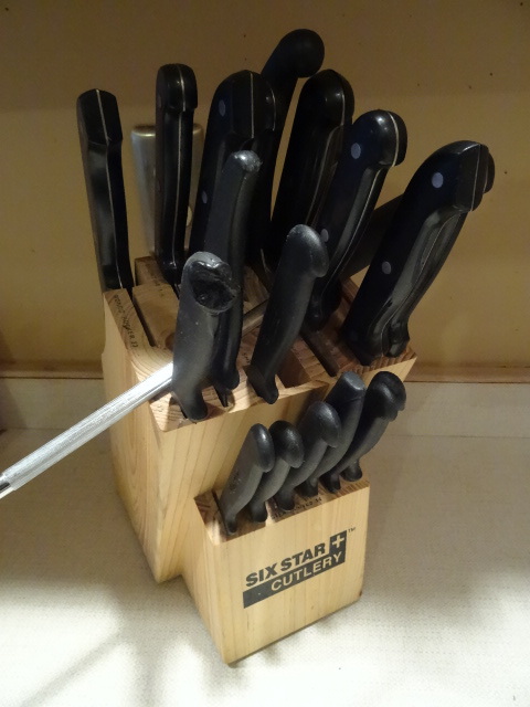Six Start Cutlery knife set