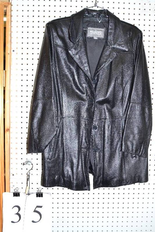 lot 35 image: Leather coat