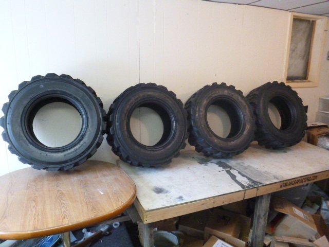 4 New Allied RBT Skidloader Tires