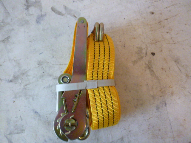 Ratchet Tie-Down with J Hooks