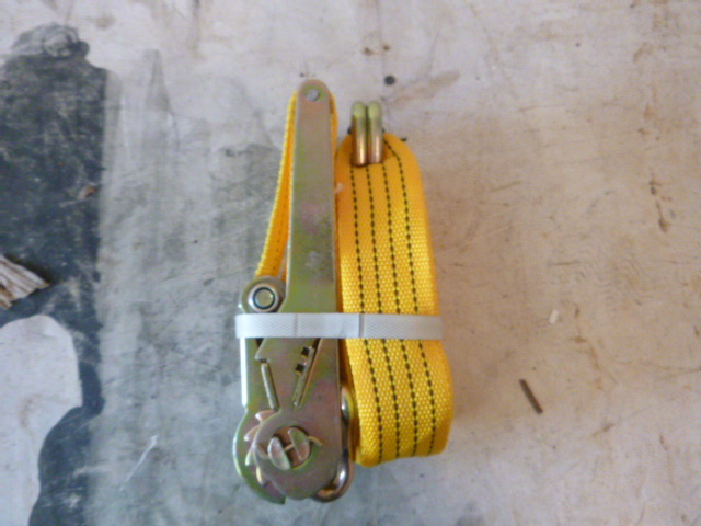 Ratchet Tie-Down with J Hooks