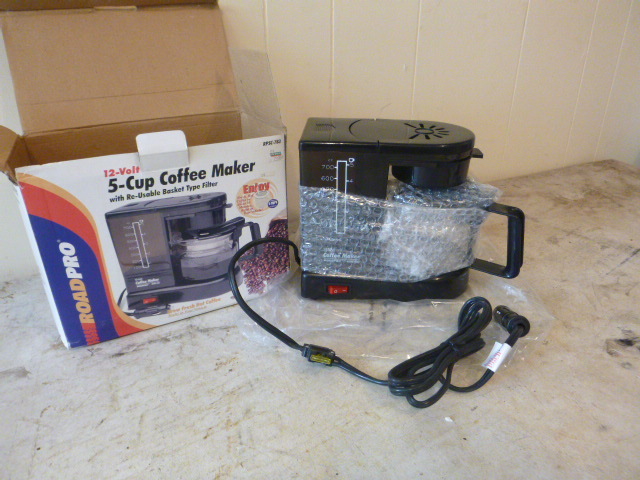Road Pro 12 Volt 5 Cup Coffee Maker