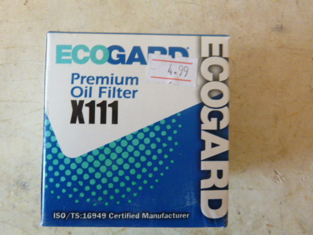 Ecogard Oil Filter