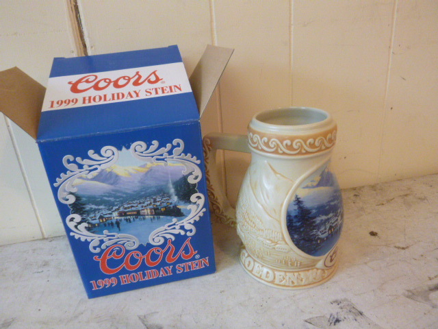 1999 Holiday Coors Stein