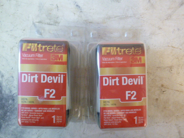 2 3M Filtrete Vacuum Filters