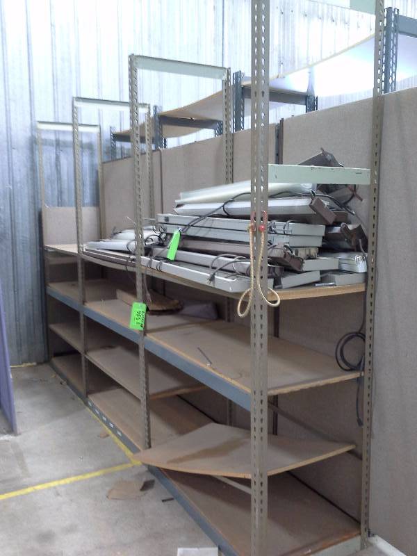Shelving units (no contents)