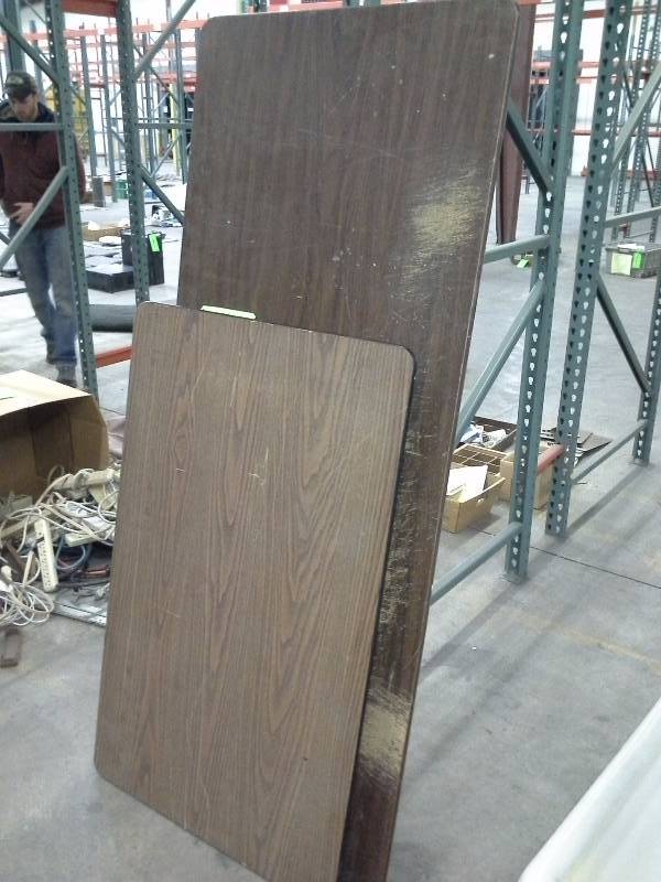 Pair of folding tables