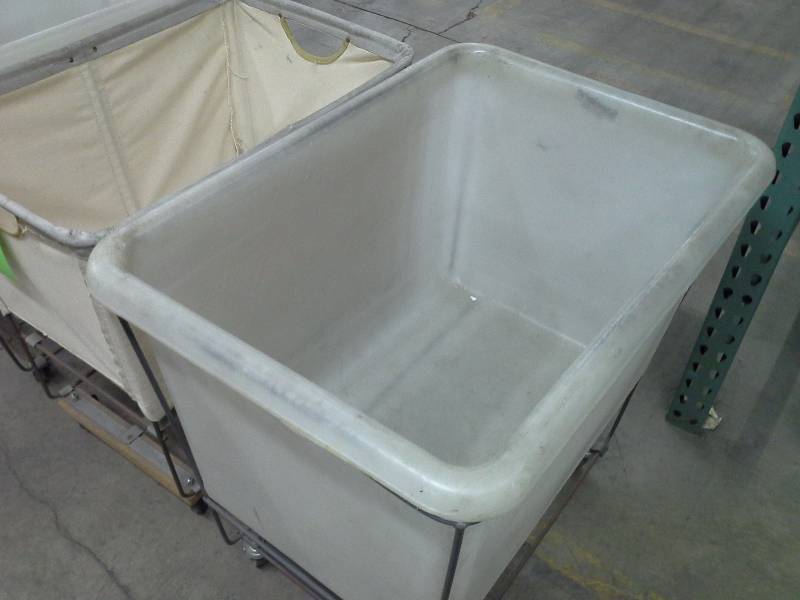 (3) material handling bins