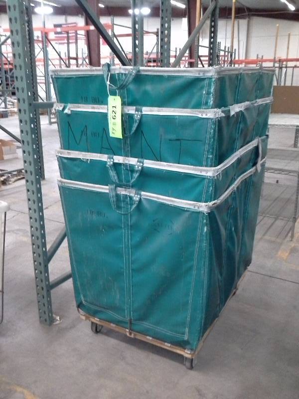 (4) material handling carts