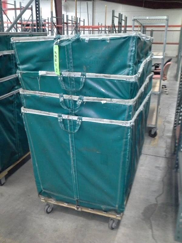 (4) material handling carts