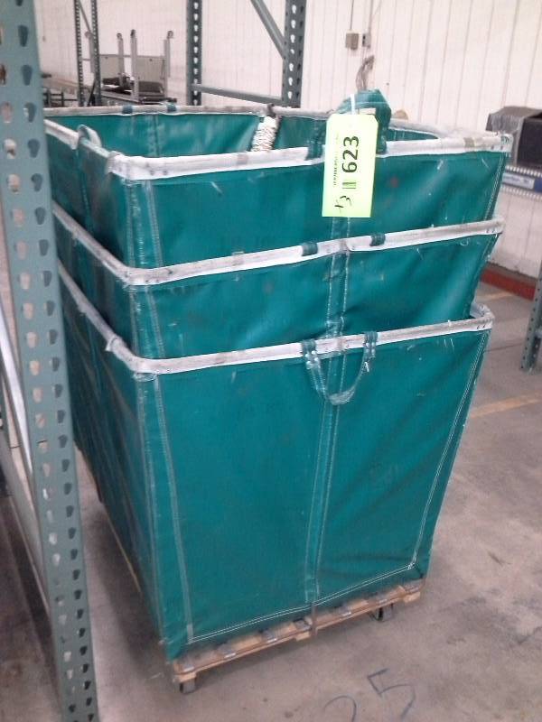 (3) material handling carts