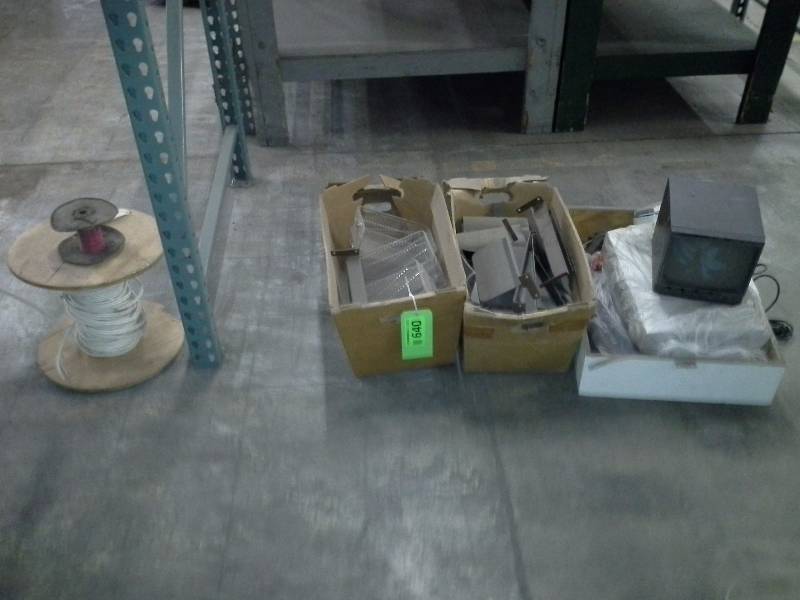 Miscellaneous lot of wire, thermostat covers, other treasures