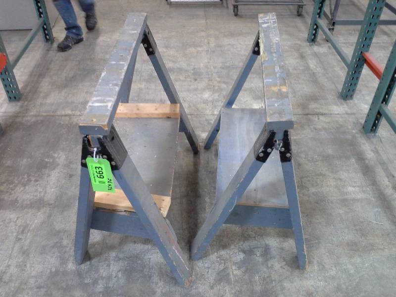 Pair of sawhorses