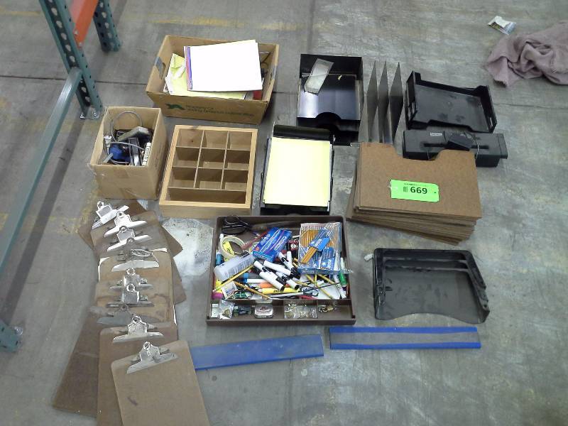 Miscellaneous office supplies lot