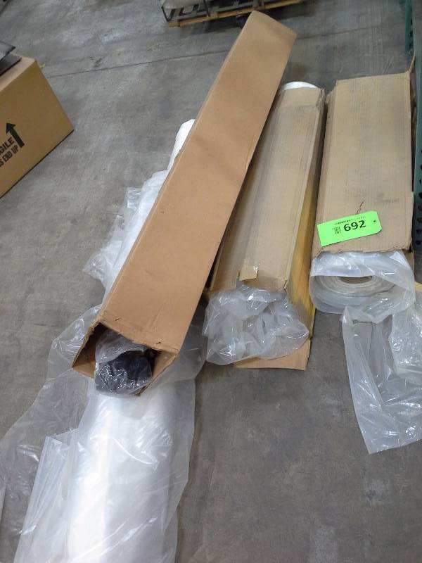 Poly plastic covering lot