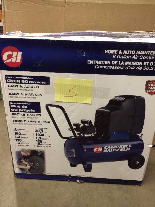 CH 8 Gal Compressor Like new