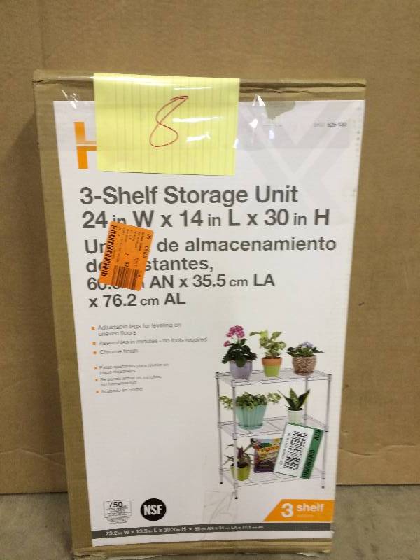 HDX Shelf Storage Unit 24x14x30 New