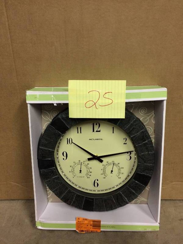 Accurite Slate Clock New