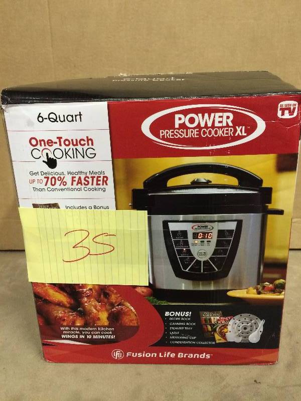 XL Preassure Cooker tested works