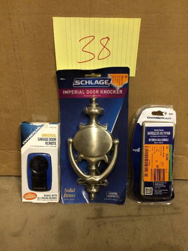 Lot of Garage door Opener and door Knocker