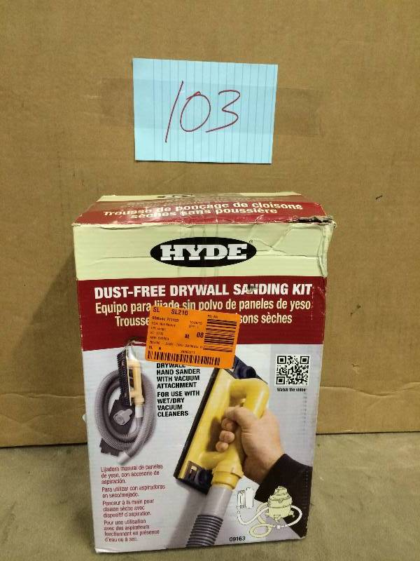 Hyde Dust Free Drywall Sanding Kit New