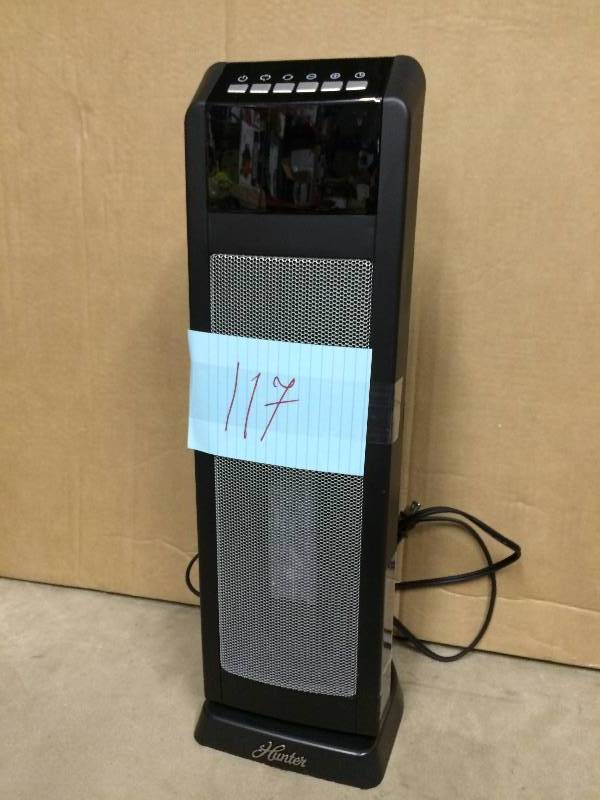 Hunter Digital Ceramic Tower Heater Tested Works