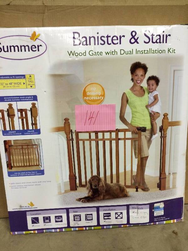 Banister and Stair Gate New