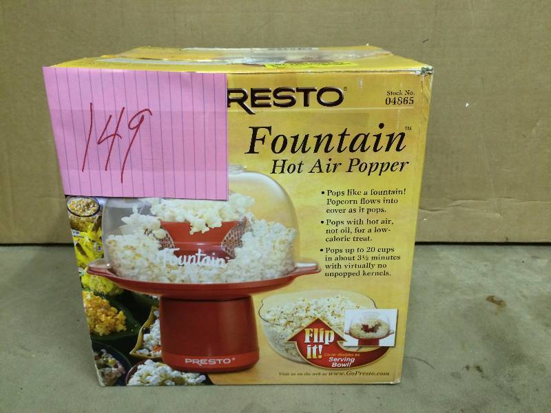 Fountair Hot Air Popper used tested works