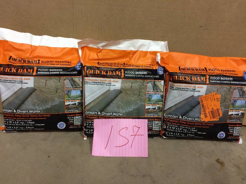 Lot of 3 Quick Damm Flood Barriers New