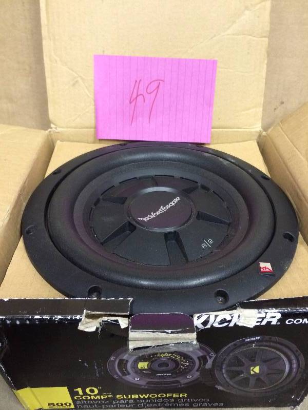 Rockford Fosgate R2D4-10 10 250 WATT DUAL 4-OHM SUBWOOFER