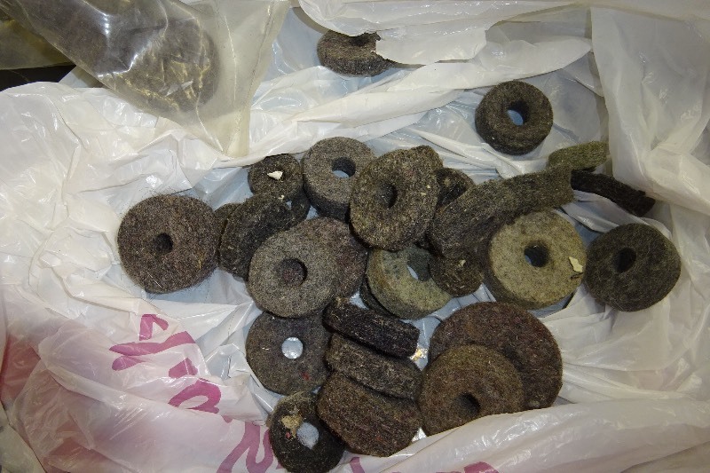 lot 40 image: Various felts for Hi-Hat & Cymbal Stands