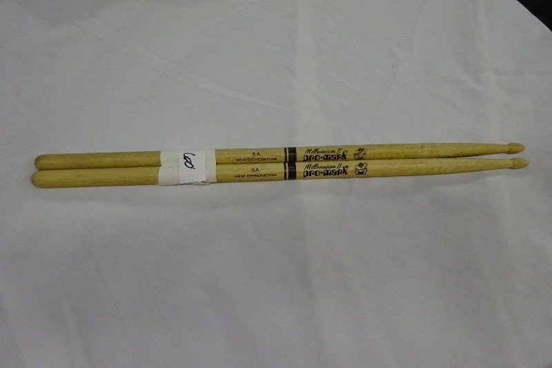 lot 60 image: Pro Mark 5A New Generation Millennium II Pait of drum sticks