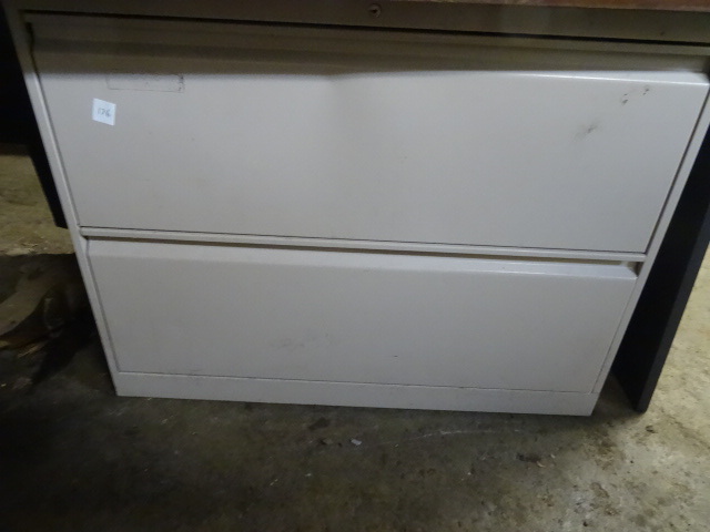 36 Metal 2 Drawer Lateral File
