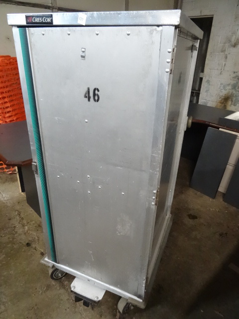 Crescor Aluminum Tray Cart Cabinet