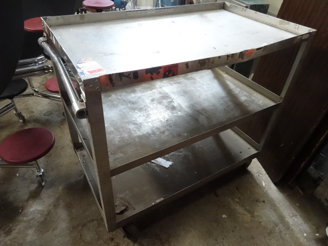 3 Tier Aluminum Cart 48 X 28 X 44