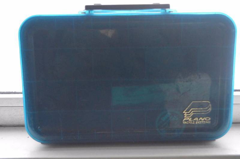 Blue and Grey Plano Tackle Box
