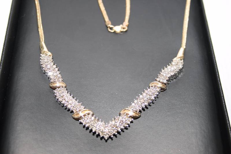 Gold and Diamond Necklace