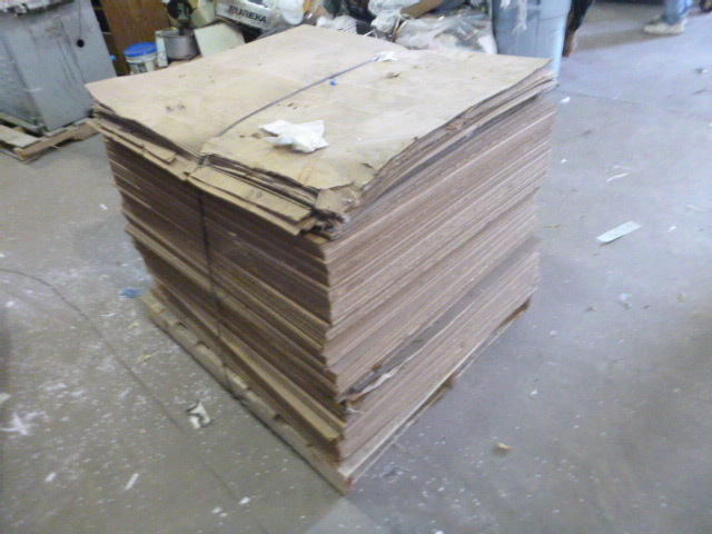 Pallet of Cardboard Sheets